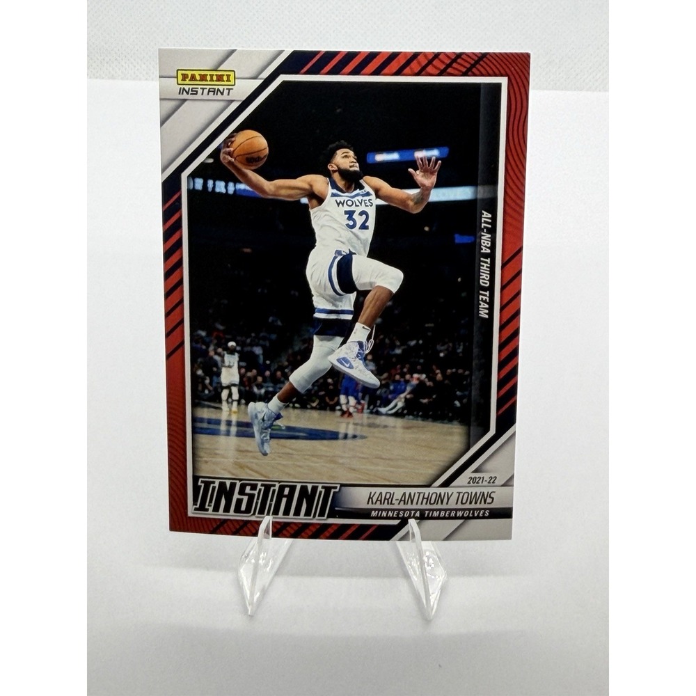 2021-22 Panini Instant Karl-Anthony Towns All-NBA Third Team Red /99 #284